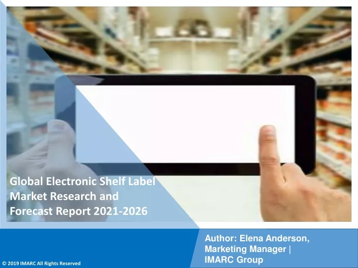global electronic shelf label market research