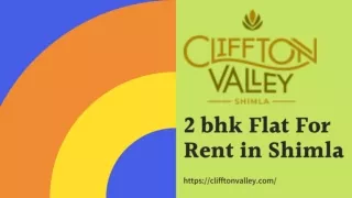 2 bhk Flat For Rent in Shimla
