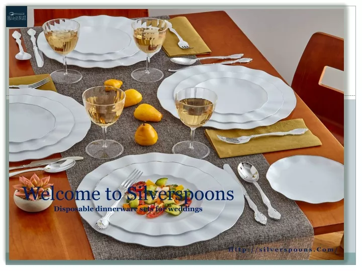 welcome to silverspoons disposable dinnerware sets for weddings