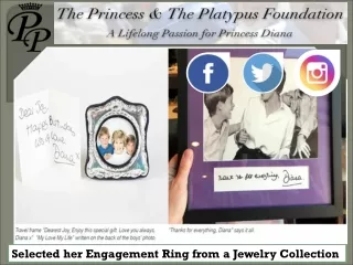 selected her engagement ring from a jewelry