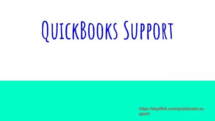 quickbooks support