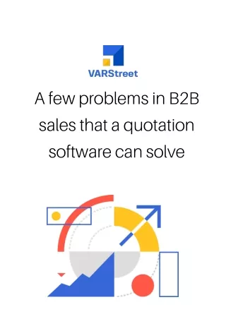 a few problems in b2b