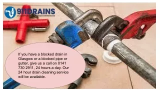 Blocked Drains Glasgow