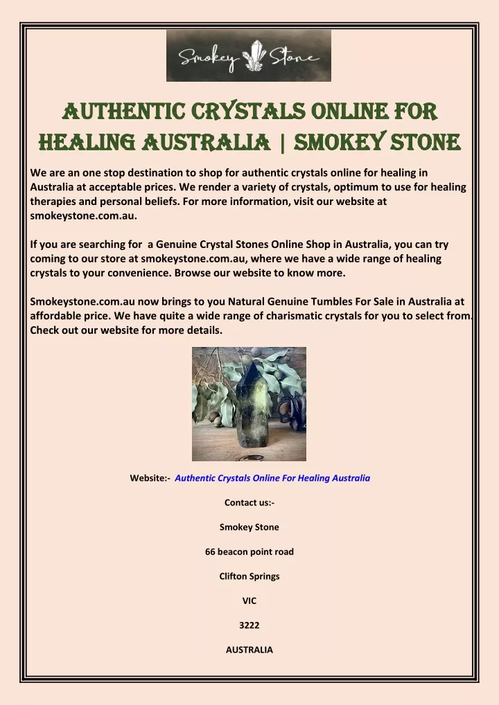 authentic authentic crystals healing healing