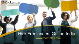 Hire Freelancers Online India | Rockerstop