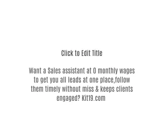 Sales assistant at 0 monthly wages