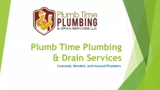 plumb time plumbing drain services