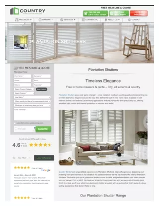 Plantation Shutters