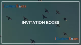 invitation boxes