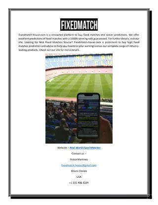 fixedmatch house com is a renowned platform