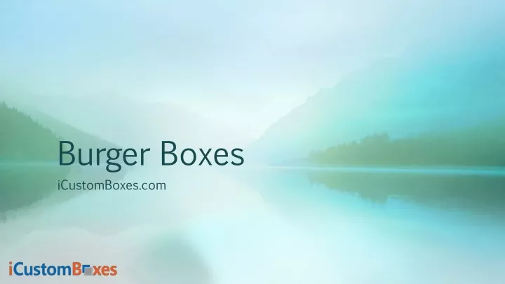 burger boxes