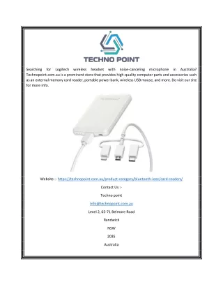 External Memory Card Reader Online for Sale | Technopoint.com.au