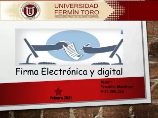 Firma Digital y Electronica