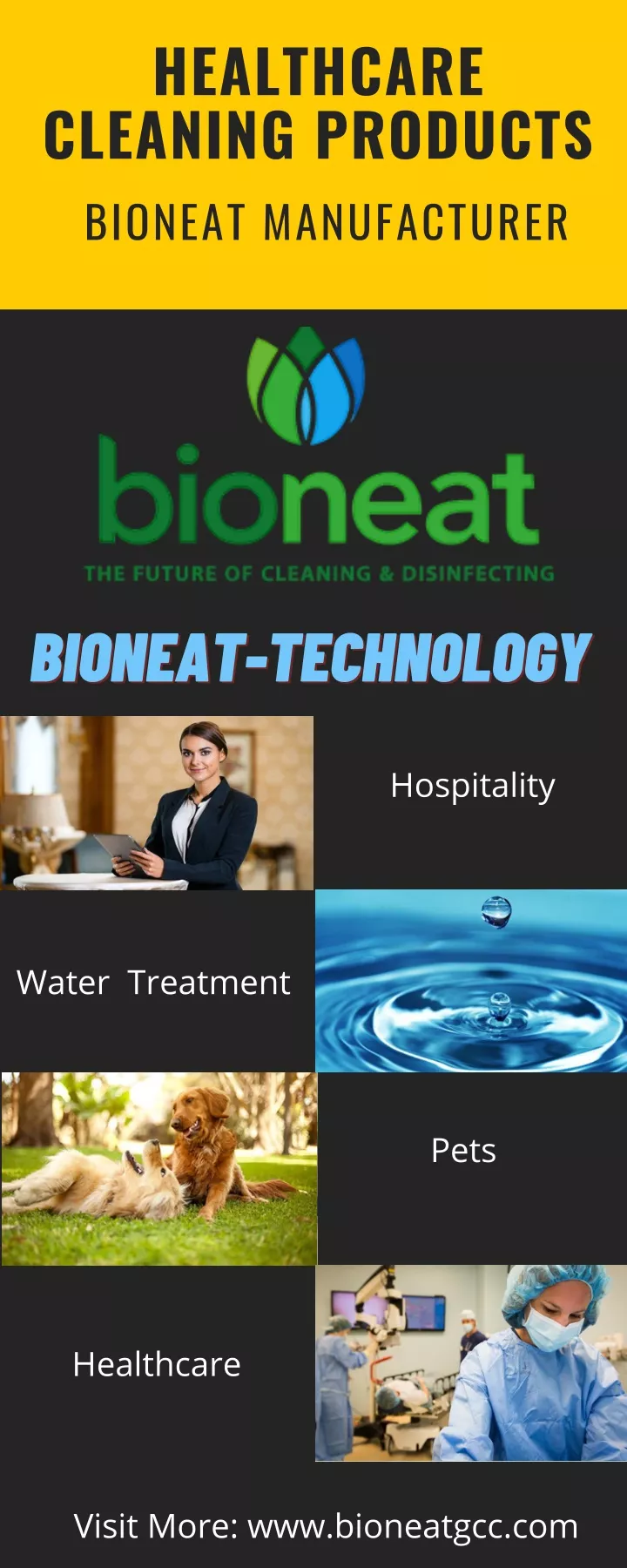 healthcare cleaning products bioneat manufacturer