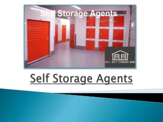 Self Storage Agents - Tips To Help You Avoid Self-Storage Scams