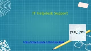 IT Helpdesk Support