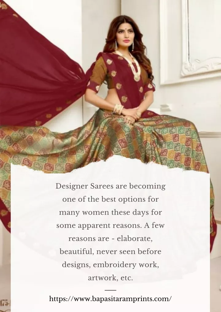 designer sarees are becoming