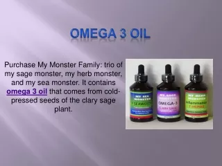 Omega 3 Oil