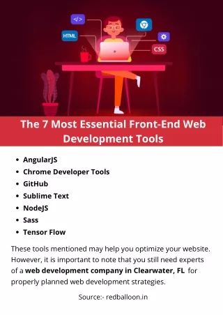 the 7 most essential front end web development