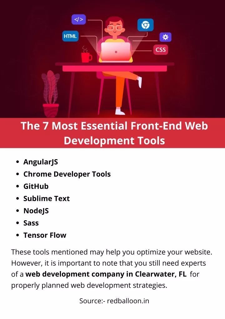 the 7 most essential front end web development