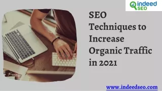 seo techniques to increase organic traffic in 2021