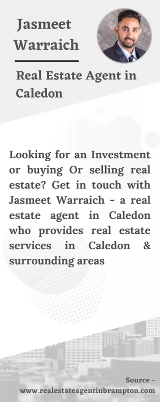 Real Estate Agent in Caledon