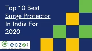 Top 10 Best Surge Protectors in India for 2020 - Eleczo.com