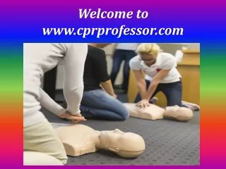 welcome to www cprprofessor com