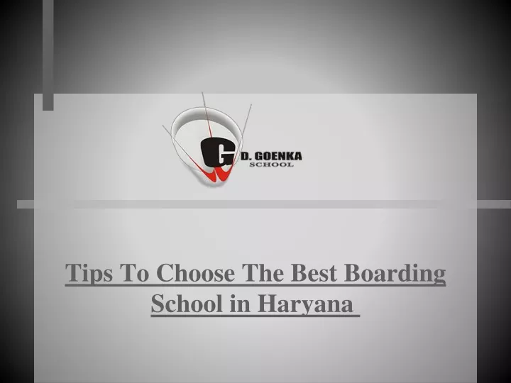 tips to choose the best boarding school in haryana