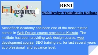 Web Design Training in Kolkata