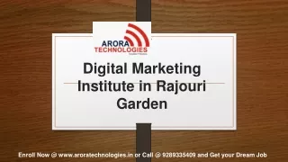 digital marketing institute in rajouri garden