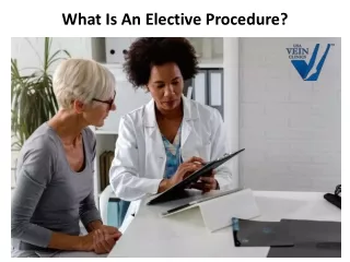 what is an elective procedure