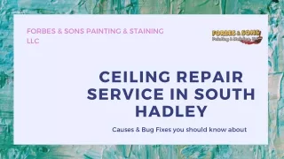 Stretch Ceiling Repair Services in South Hadley