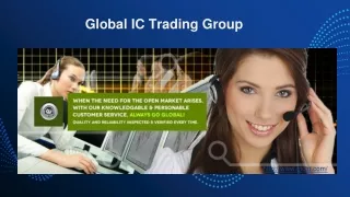 Best Electronic Distributors | Global IC Trading Group