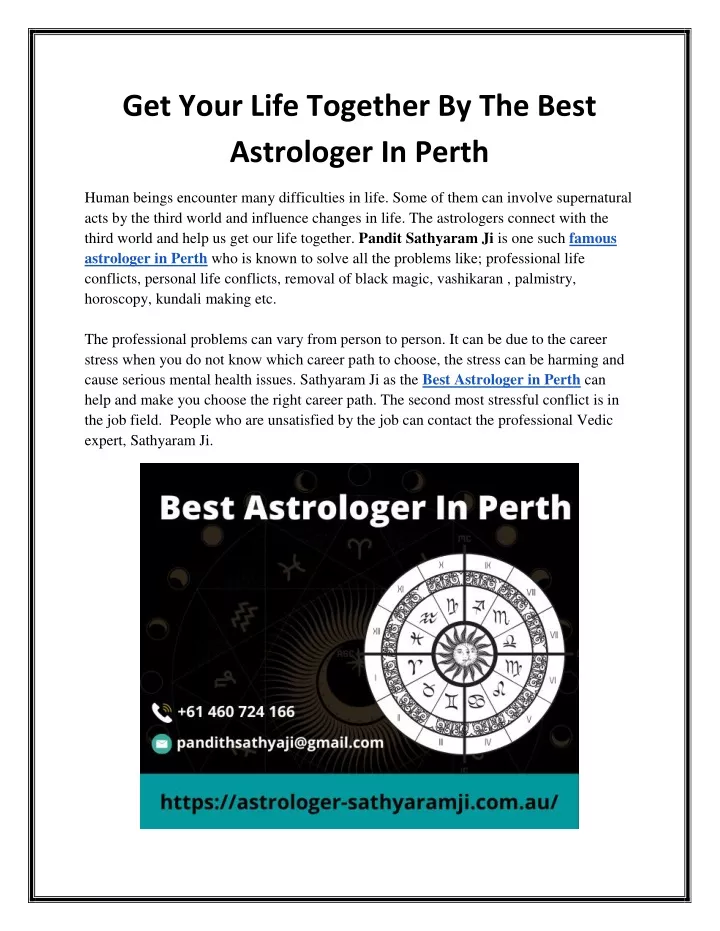 get your life together by the best astrologer
