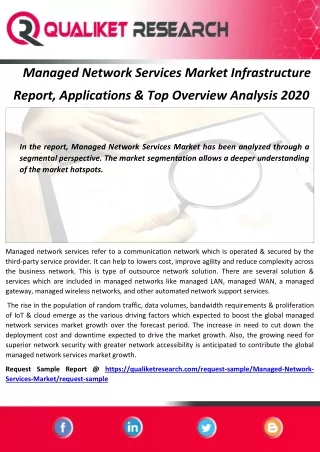managed network services market infrastructure