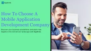 How To Choose A Mobile Application Development Company