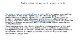 online school management software in india