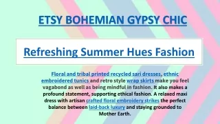 etsy bohemian gypsy chic