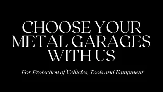 Get Metal Utility Carports and Garages With Us