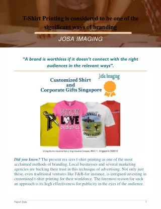 t shirt printing is considered