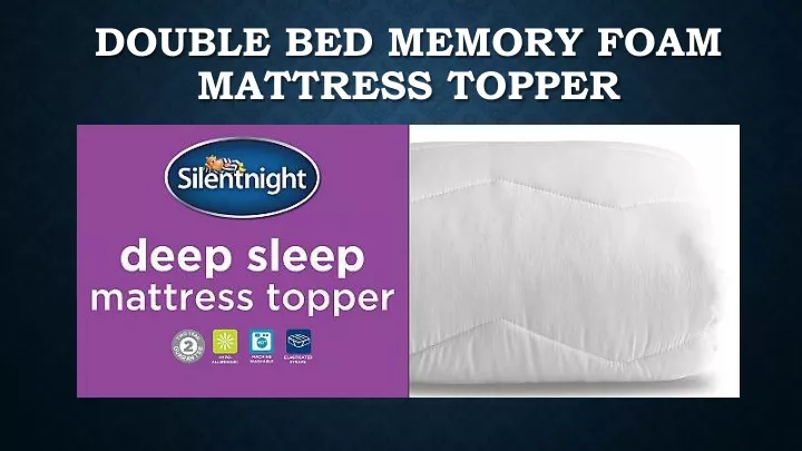 double bed memory foam mattress topper