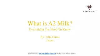 What is a2 milk