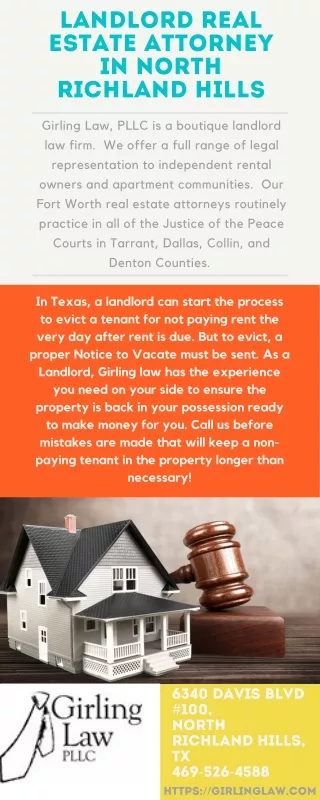 Landlord Real Estate Attorney in North Richland Hills