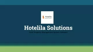 Hotel Room Management Software - Hotelila