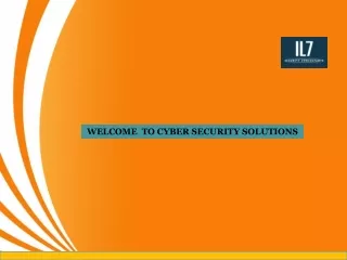 CYBER SECURITY SOLUTIONS