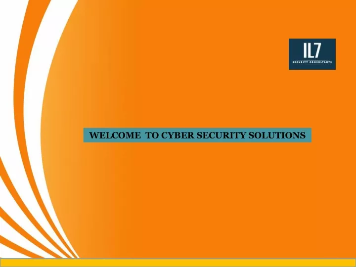 welcome to cyber security solutions