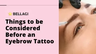 Eyebrow Tattoo in Vancouver - Bellagi Beauty