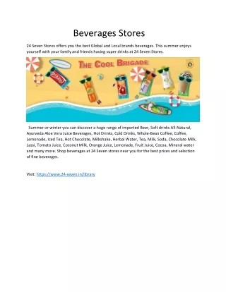beverages stores