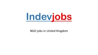 NGO jobs in United Kingdom